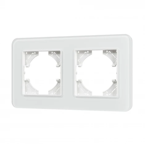 Рамка стеклянная FRM-OMALI-GS-2-WH (Arlight) 049692