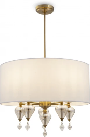 Потолочная люстра на штанге Freya Raise FR5369CL-05BS1 (220V, круглые)