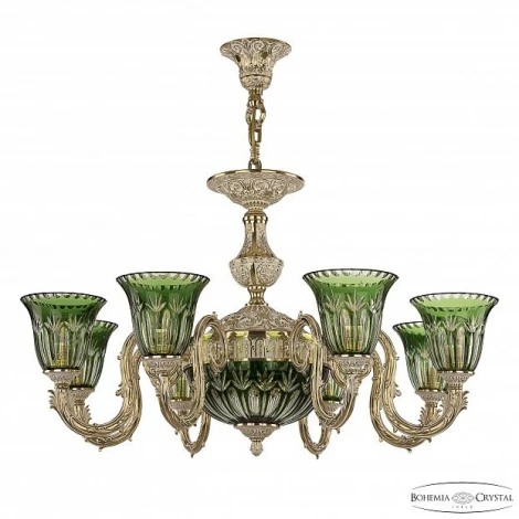 Подвесная люстра Bohemia 7120 71203P/8+3/210 GW P2 U Clear-Green/H-1I
