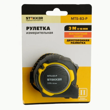 Рулетка 3 м х 16 мм Stekker 50209