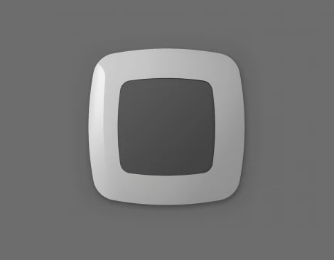 Лицевая панель Ambrella Volt OMEGA (Графит Мягкое касание) заглушка для суппорта QUANT OP9160