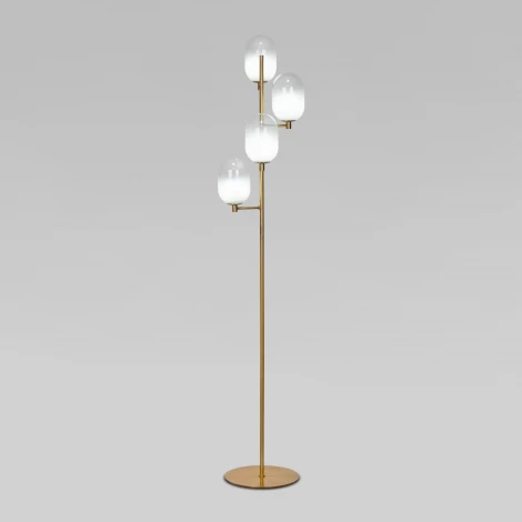 Торшер с выключателем Eurosvet Loona 01161/4 латунь (220V)