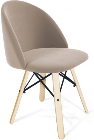 Стул Sheffilton SHT-ST35/S70 латте/прозрачный лак/черный