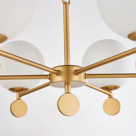 Подвесная люстра Favourite Absolute 2928-6P (220V, на цепи, шарики)