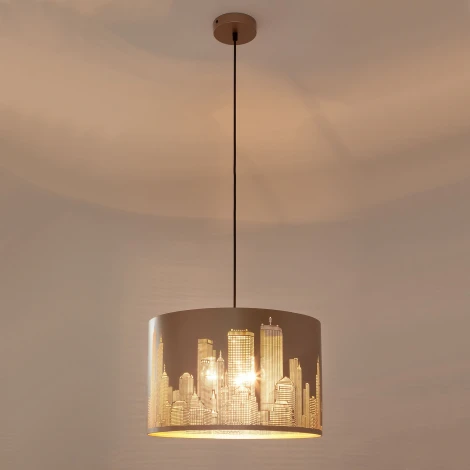 Подвесной светильник Eurosvet City 50066/3 золотой