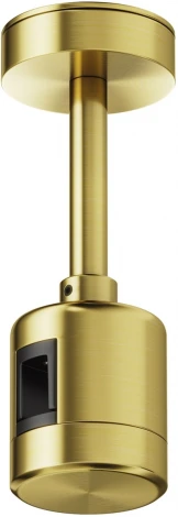 Крепление потолочное Short 78мм с прямым коннектором питания Flarity латунь Maytoni Accessories for tracks Flarity TRA156С-IPC1-BS
