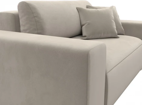 Кресло Лига-036 НПБ (Бежевый/Микровельвет) Лига Диванов арт.121279