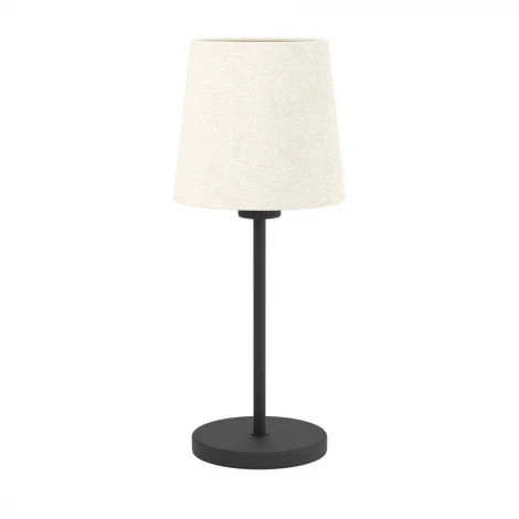 Настольная лампа Eglo Febres 901264 1х60W (E27) сталь, черный, текстиль, белый