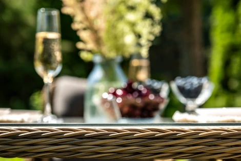 "Эспрессо–150 C" обеденная группа плетеная, цвет соломенный 4SIS арт.УТ-00008183