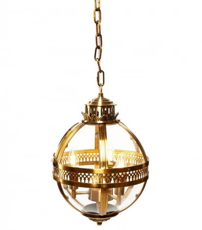 Подвесная люстра Loft It Lantern Residential LOFT3043-BR в форме шара