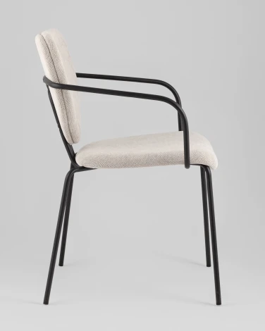 Стул обеденный Masey с подлокотниками бежевый Stool Group арт.УТ000039585