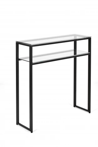 Консольный стол AllConsoles 1044-CB clear черный муар