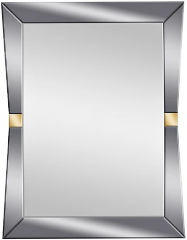 Зеркало прямоугольное с золотыми вставками 79*102*2см Garda Decor арт.KFG123