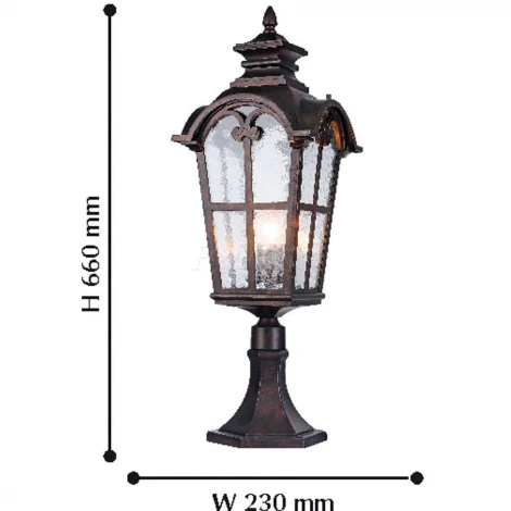 Наземный фонарь Favourite Bristol 2036-1T (220V, IP44)