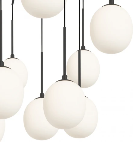 Подвесной светильник Maytoni Branch MOD176PL-12G (220V, на проводе, шарики, паук)