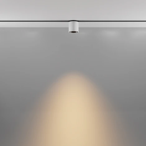 Трековый светильник магнитный 48V Maytoni Alfa S TR132-2-7W3K-W (LED, круглые)