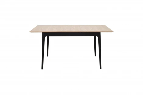 Стол разжвижной 140(180)*80*74 Дуб светлый/Черн. Аврора 102223