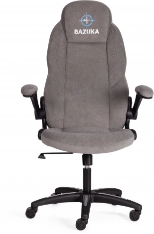 Компьютерное кресло игровое Tetchair BAZUKA (Флок/Серый)