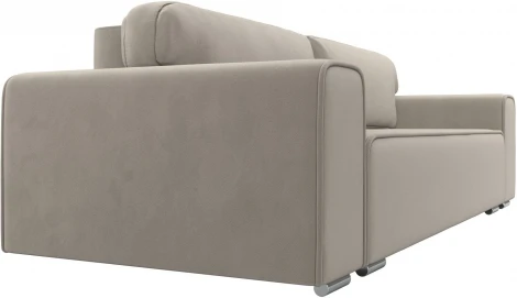 Диван прямой Лига-029 (Бежевый/Микровельвет) Лига Диванов арт.121017