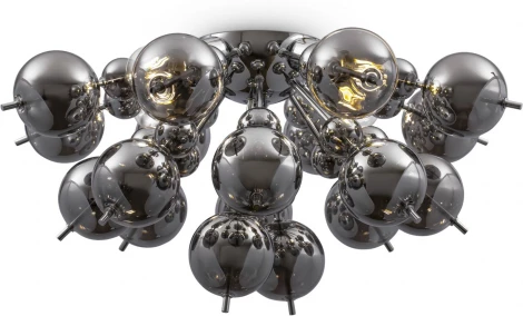 Потолочная люстра Maytoni Bolla MOD133CL-04CH (220V, шарики, молекулы)