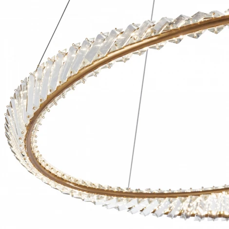 Подвесной светильник Arte Milano Venezia 318033/D600 BS (регулировка яркости, LED, 220V, хрусталь, пульт управления, на тросе, круглые)