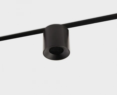Трековый светильник магнитный 6W 48V Italline IT09-9016 black 3000K (LED, круглые)