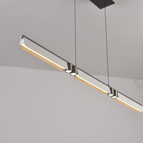 Подвесной светильник iLedex Vision 9309D-1200-2 WH+BK (220V, на проводе)