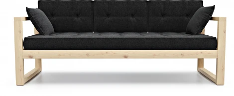 Диван Arsko Астер Б сосна черная рогожка