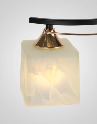 Потолочная люстра на штанге SS1N P5535-2 BK+GD 000029939 Мелодия Света