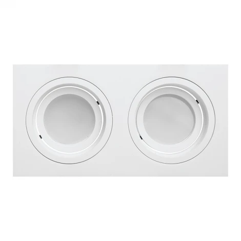 Встраиваемый светильник под лампу GU5.3 белый Wolta Alto WDL-GU5.3/02W-02