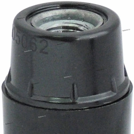 Патрон E14 Horoz, черный