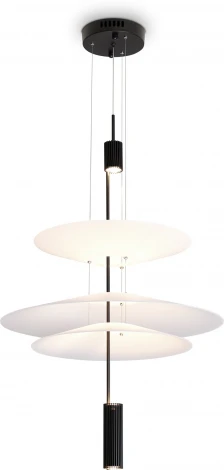 Подвесной светильник Freya Mono FR6190PL-L7WB (LED, 220V, на тросе, круглые, летающая тарелка)