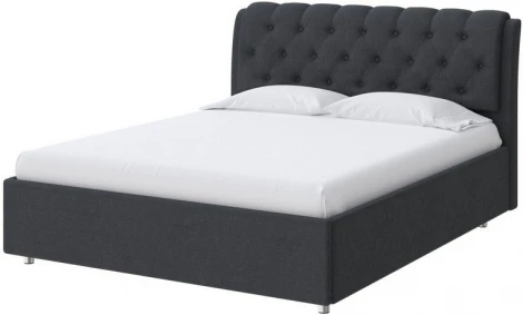 PROxSON Кровать Chester (Ткань: Рогожка Тетра Графит) 80x200