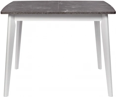 Стол Bradex Home Oslo раскладной 120-160x80x76см, Мрамор Сиена, белый (RF 0585)