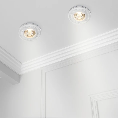 Встраиваемый точечный светильник Maytoni Gyps Classic DL283-1-01-W (220V)