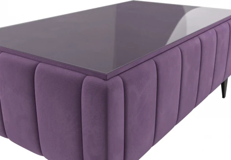 Стол Лига-045 (Сиреневый/Микровельвет) Лига Диванов арт.122343