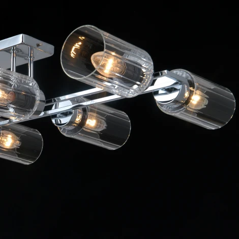 Потолочная люстра на штанге ILLUMICO IL0780-8CSQ-25 CR NAPLES (220V)