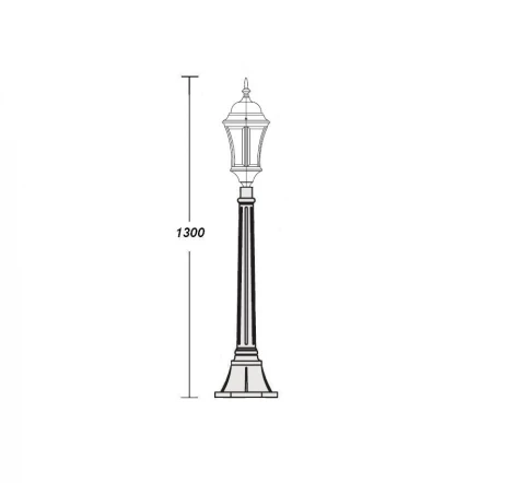 Наземный фонарь Oasis Light Astoria 1 L Bg 91307L