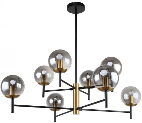 Потолочная люстра ярусная на штанге Sheeny 3088-8P F-Promo (220V, шарики)