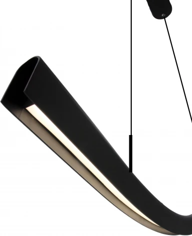 Подвесной светильник светодиодный с регулировкой цветовой температуры Mizi'en Slim MZ31505-1500A-black (220V, на тросе)