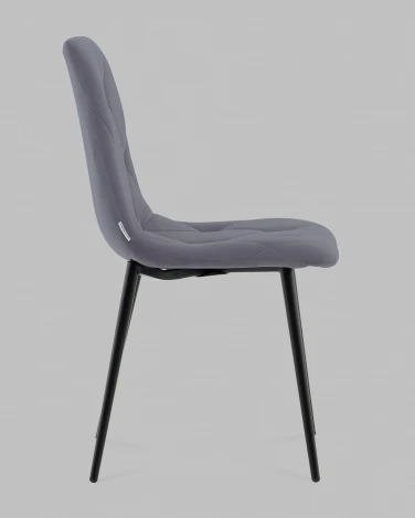 Стул Одди Diamond велюр серый Stool Group арт.УТ000041448