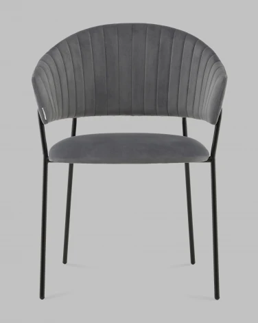 Стул Бруно NEW велюр серый Stool Group арт.УТ000041621
