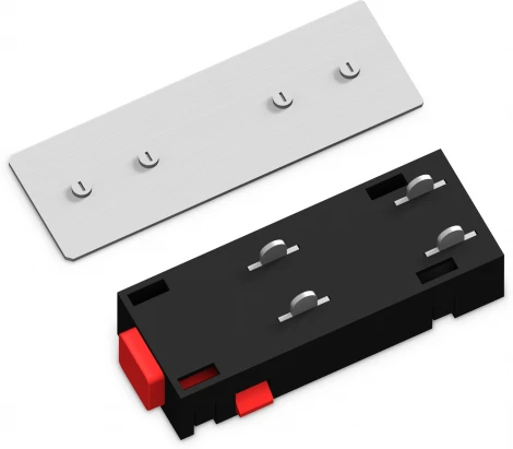 Коннектор прямой для магнитного шинопровода Ambrella TRACK SYSTEM GL1106 (220V)