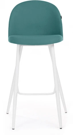 Барный стул Woodville Сондре бирюзовый / белый 464891