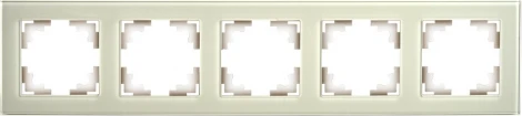 Рамка на 5 постов (дымчатый) Stekker Катрин 49039