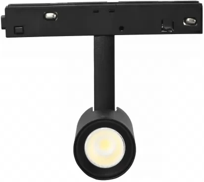 Трековый магнитный светильник 48V iLedex Vision48/22 SMART 4822-005-D34-8W-40DG-BK (регулировка яркости, управление смартфоном, умный дом - Алиса, круглые)