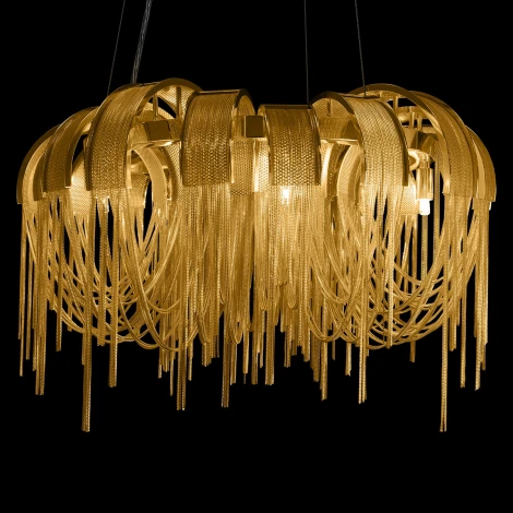 Подвесная люстра Loft It Volver 10404/650 GD (220V, на тросе)