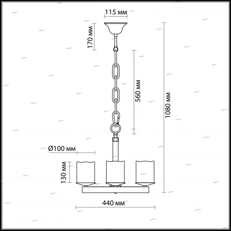 Подвесная люстра Odeon Light Fabo 2767/4