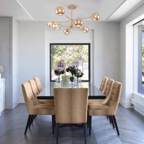 Потолочная люстра на штанге Eurosvet Ascot 30166/8 золото (220V)