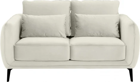 Диван Amsterdam двухместный ОГОГО (арт.342683), (Ткань/Белый)